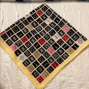 Authentic Celine Colorful Patterned Scarf